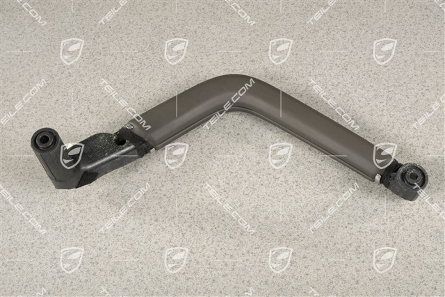 Zuziehgriff, Leder, Achatgrau, Vorne = Hinten, R