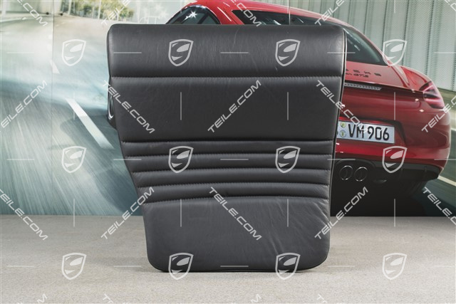 Back seat lower / cushion, Cabrio, leather, Metropole blue, L