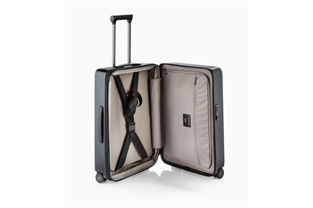 Porsche Design Roadster Hardcase 4W 4-Rad-Trolley, schwarz, Größe M, 48 x 69 x 28/32 cm