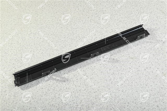 Front seat rail cover, Black, L