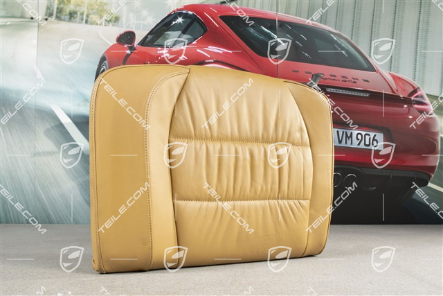 Notsitzrückenlehne, Raffleder, savannabeige, Cabrio, L