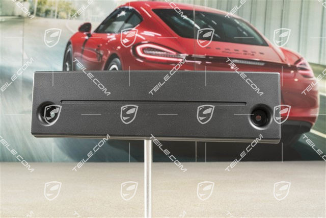 Front bumper licence plate support / holder