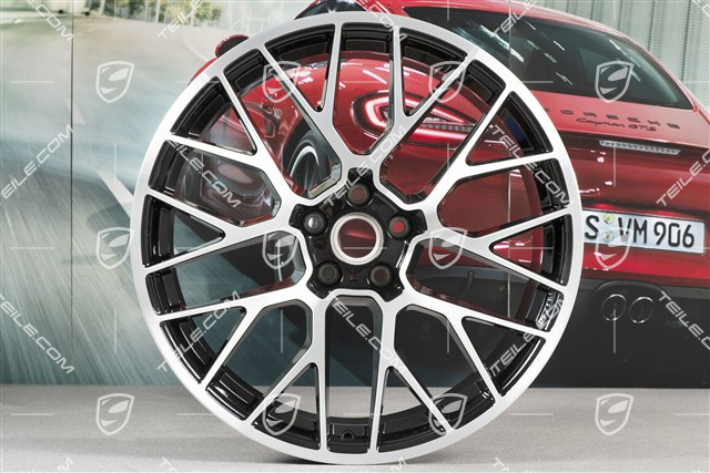 20" Komplet felg RS-Spyder Design, 9J x 20 H2 ET 26 + 10J x 20 ET19 , czarny wysoki połysk
