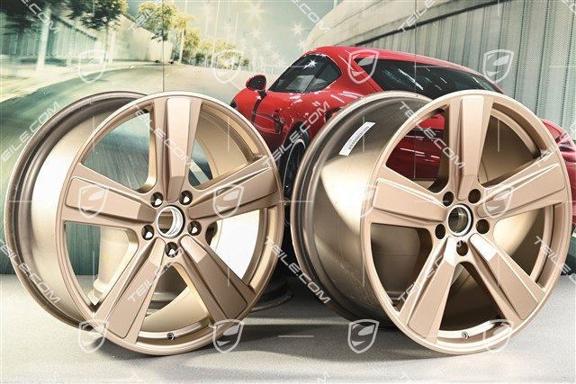 22" Felgensatz Cayenne Exclusive Design Sport, 10J x 22 ET48 +11,5J x 22 ET61, neodyme