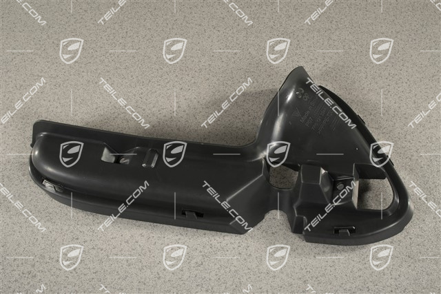 Air duct / guide / 4,8L Biturbo, Satin black, R