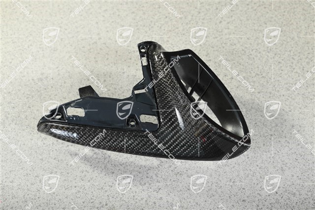 Spiegelabdeckung / Unterteil, Carbon, L