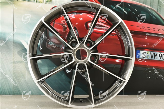20" Felga Carrera Classic, 8,5J x 20 ET50, Titan