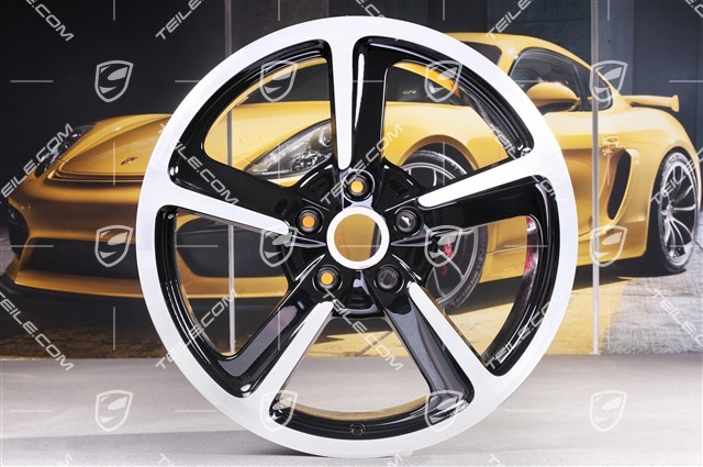 20" Komplet felg SportTechno, 8.5J x 20 ET57 + 10J x 20 x ET50, czarny połysk
