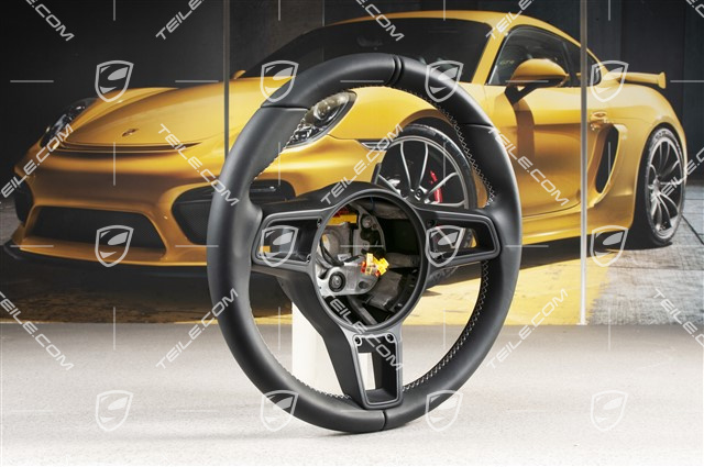Sportlenkrad, 911R, GT Leder Schwarz/Silber