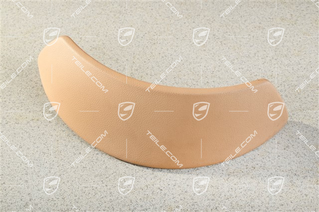 Instrument cluster cover / Dashboard trim, Leatherette, Sand Beige