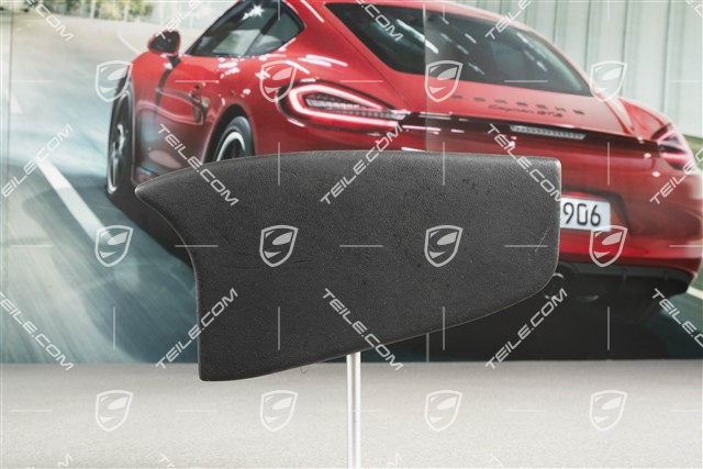Osłona boczna tunelu środkowego, Skóra, czarna, Coupe/ Targa, L