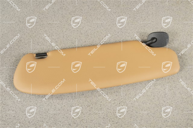 Sonnenblende, Kunstleder, Sandbeige, L
