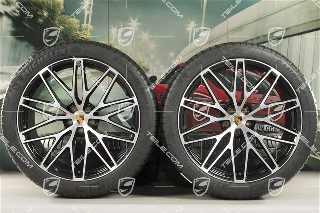 21" RS Spyder Design II summer wheel set, wheel rims 9,5J x 21 ET27 + 10J x 21 ET19 + Michelin summer tyres 265/40 R21 + 295/35 R21, with TPM