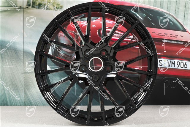 21" Felge Cayenne RS Spyder, 11J x 21 ET49, schwarz hochglanz