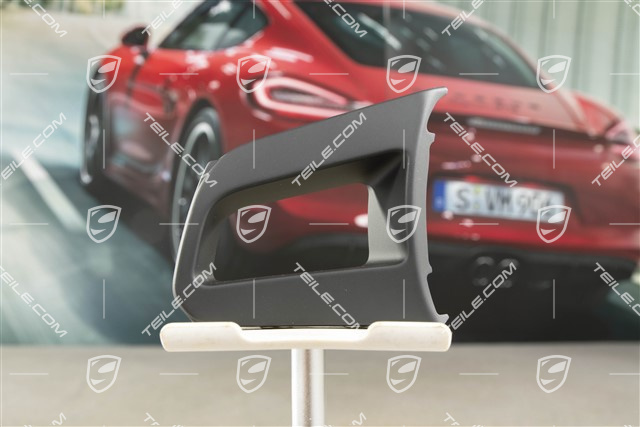 Trim, Rear, GT Sports Steering wheel, Black, R