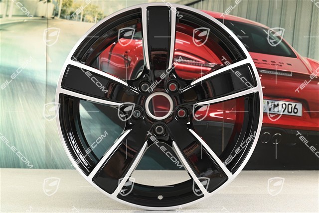 20" Felga Carrera Sport, 8,5J x 20 ET49, czarny wysoki połysk