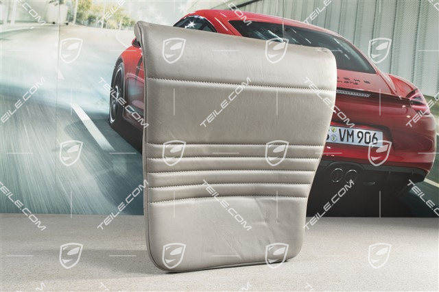 Back seat lower / cushion, Cabrio, leather, Graphite grey, R
