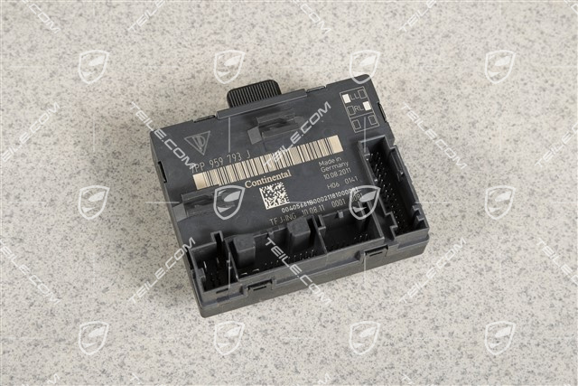 Control unit, drivers door