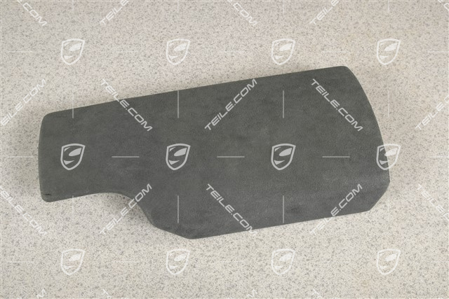 Lid outer, Leather/Alcantara, Black