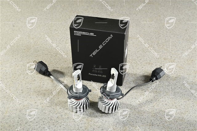 H4 LED Original Ersatz für H4 Halogenlampen mit Straßenzulassung in Deutschland, Set, 2 Stück