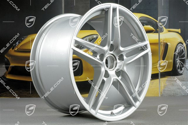 19" Felge Carrera VI, 11J x 19 ET77, Brilliantsilber