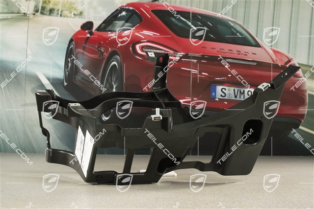 Holding / support rail, rear bumper,  lateral, L