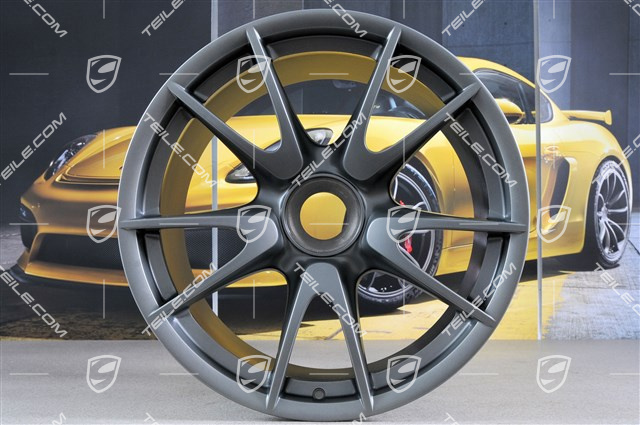 19" Felge GT3, Zentralverschluss, 12J x 19 ET63, Titan-Metallic