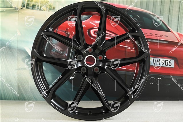 21" rim "Turbo GT Design" 10J x 21 ET19, black silk matt