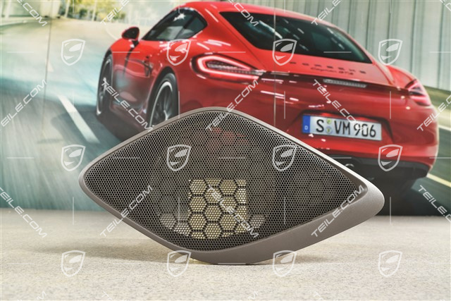 Coupe / Cabrio, Lautsprecherblende, Seitenwandverkleidung, Achatgrau, L