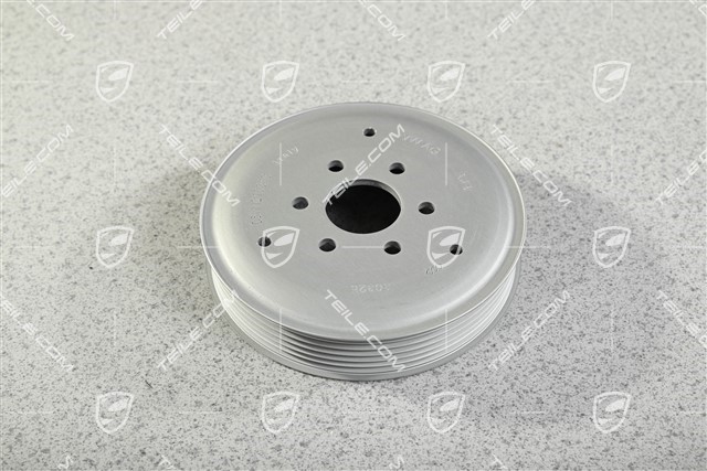 2,9L / 3,0L V6, Coolant / water pump pulley, pulley with 6 screws