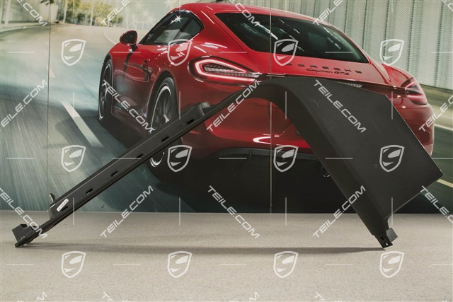 Verkleidung von A-Säule / Einstiegleiste, Titanschwarz, R