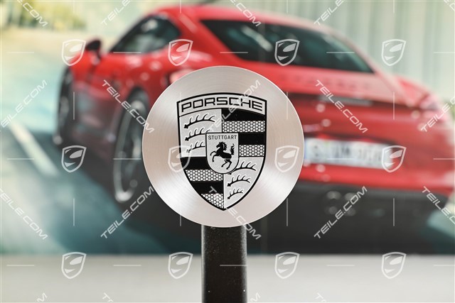 Dekielek koła, wklęsły, herb monochromatyczny