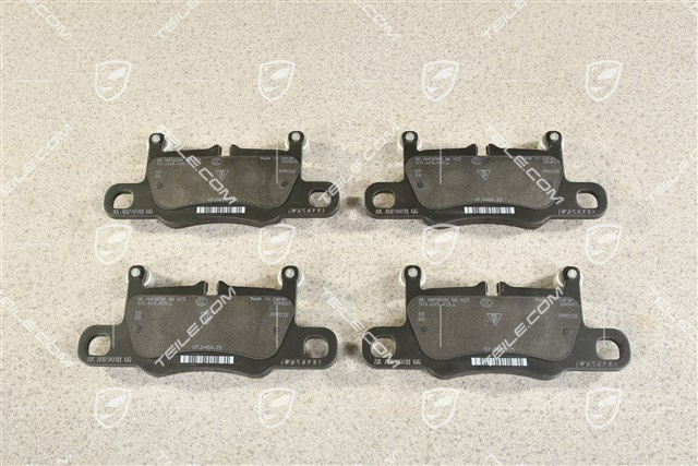 Brake pads, Rear axle, set L+R