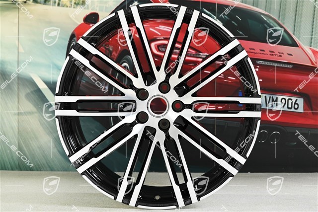 21'' Turbo III, Felga 10J x 21 ET19, czarny wysoki połysk