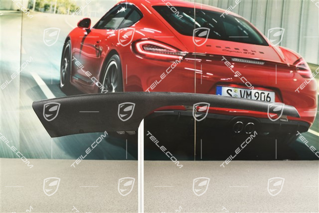 Front bumper disc / trim, lower, Satin Black, R