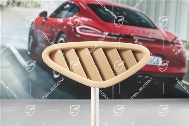 Cover, Defroster nozzle for windscreen, Sand beige, L