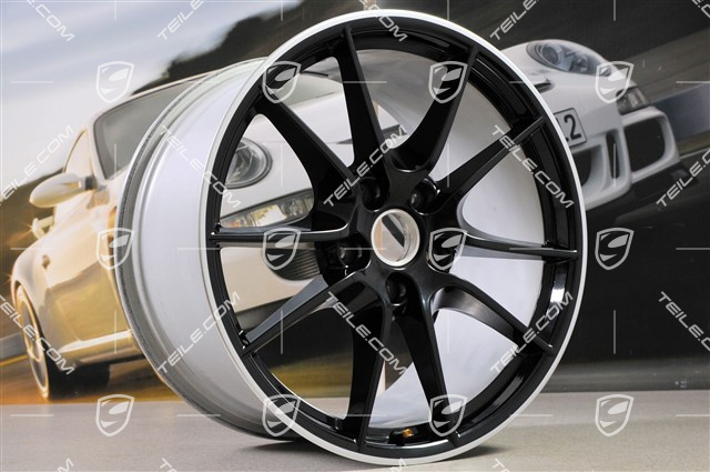 20" Carrera S (III) Felgensatz, 8,5J x 20 ET51 + 11J x 20 ET70, Felgenstern in Schwarz