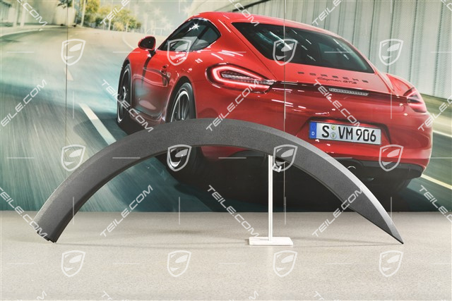 Wide wheel arch cover, front, Black matte, R