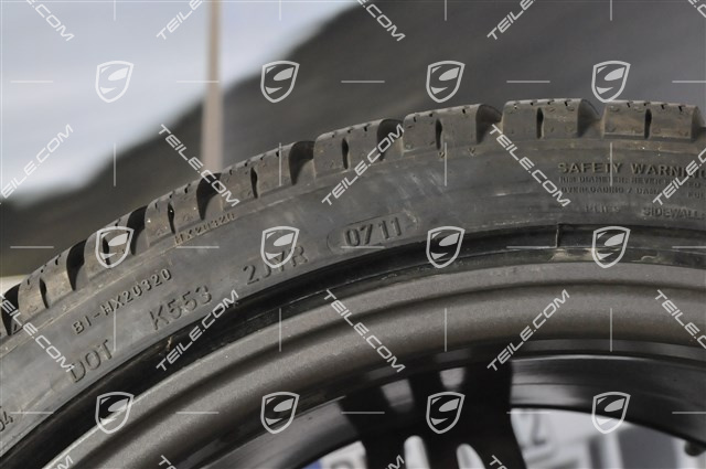 19" Winterräder Satz Turbo (4 Felgen + 4 Reifen), 8,5J x 19 ET56 + 11J x 19 ET51, 235/35R19 + 295/30R19, RDK Sensoren