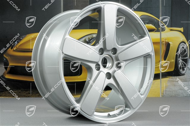 21" Cayenne Sport Classic Felgensatz, 10J x 21 ET50, in GT-Silber