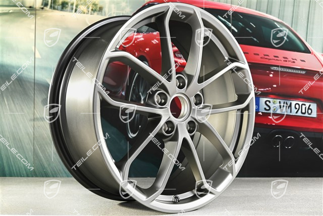 20" Felga GT4, 8,5J x 20 ET61, Platinum, satynowy mat