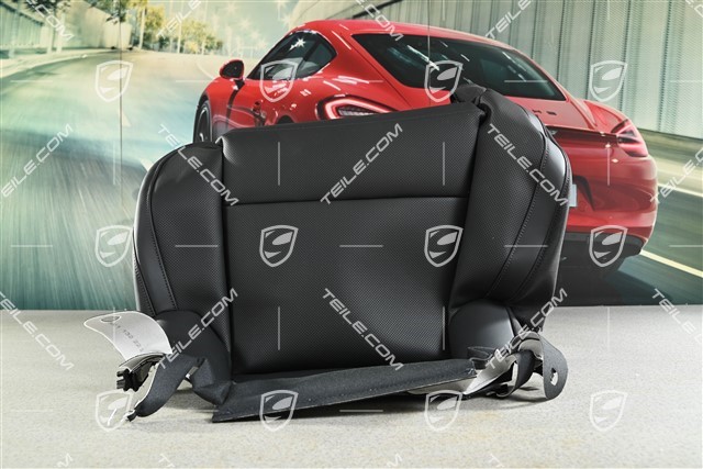 Sitzkissenbezug, Sportsitz plus, Belüftet, Leder Schwarz, L