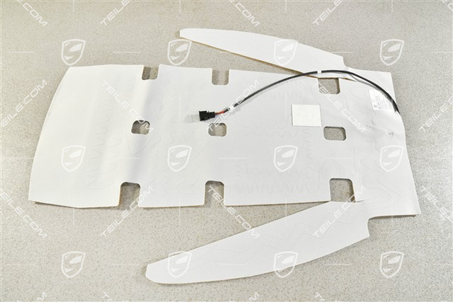 Heating mat, front seat cushion, Sports seat, L=R