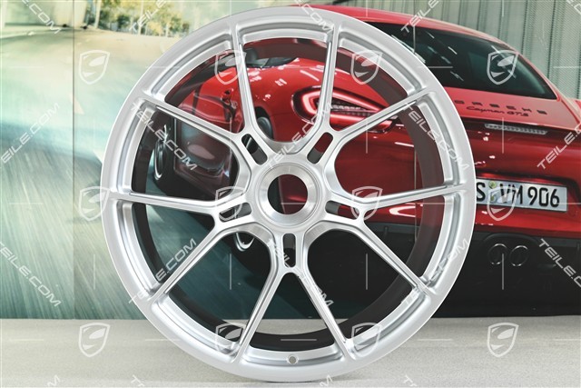 20"+21" GT3 Felgen Satz, 9,5J x 20 ET46 + 12J x 21 ET45, Brilliantsilber