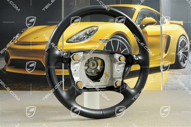 Steering Wheel, leather damaged