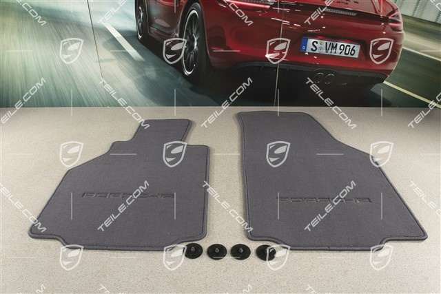 Fußmatten-Set, 2-teilig (996 und 986), "metropol" blau