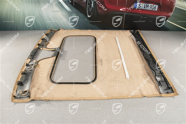 Dachverkleidung, coupé mit Schiebedach, Alcantara, Sandbeige