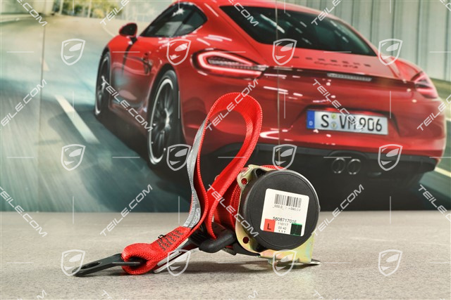 Targa, Sicherheitsgurt, hinten, Indischrot, L