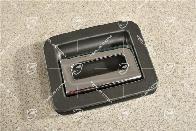 Griff, Ladenboden hinten, Schwarz