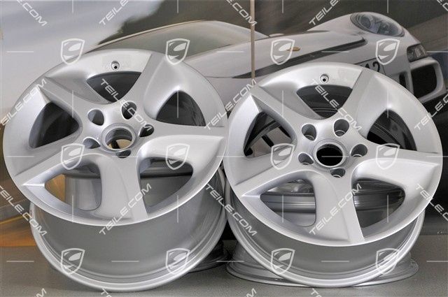 18-inch SportTechno wheel set, 8J x 18 ET50 + 11J x 18 ET63